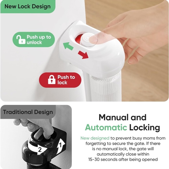 Retractable Gate/Mesh for Baby and Pet - Picture 3 of 7